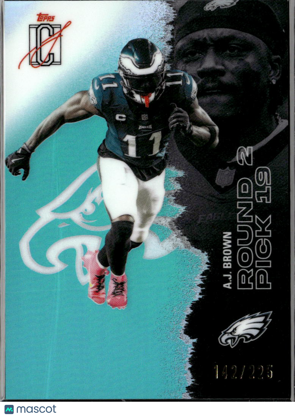 A.J. Brown 2019 Topps Signature Class /225 Philadelphia Eagles