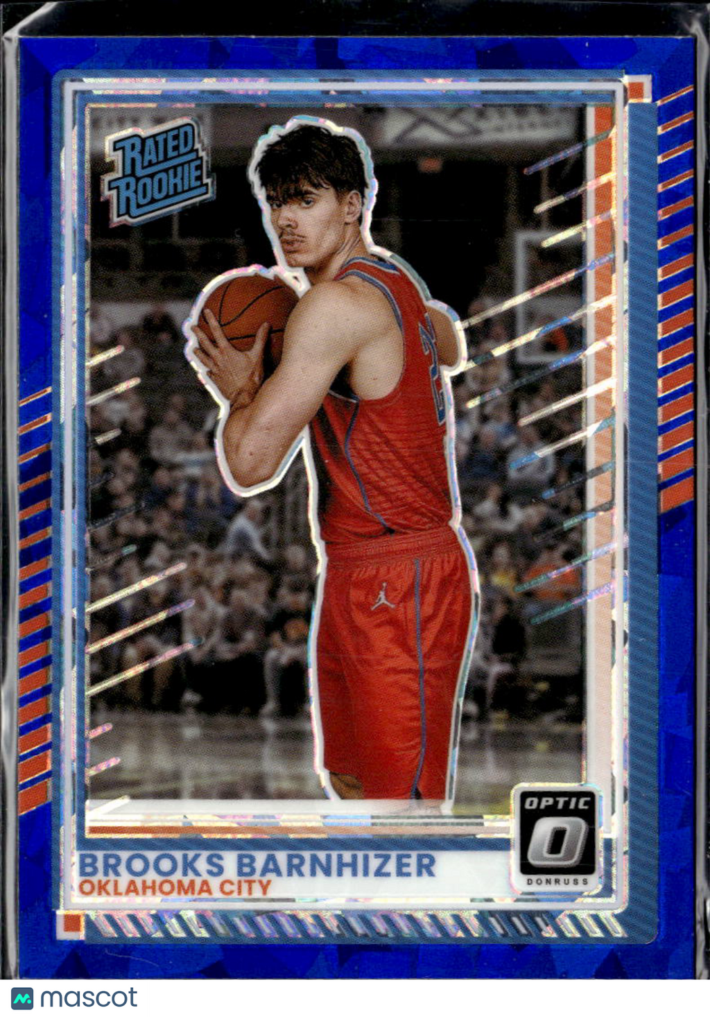 Brooks Barnhizer 2025 Optic Blue Ice Rookie RC Oklahoma City Thunder