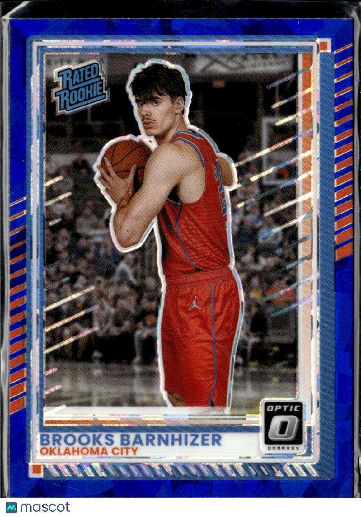 Brooks Barnhizer 2025 Optic Blue Ice Rookie RC Oklahoma City Thunder