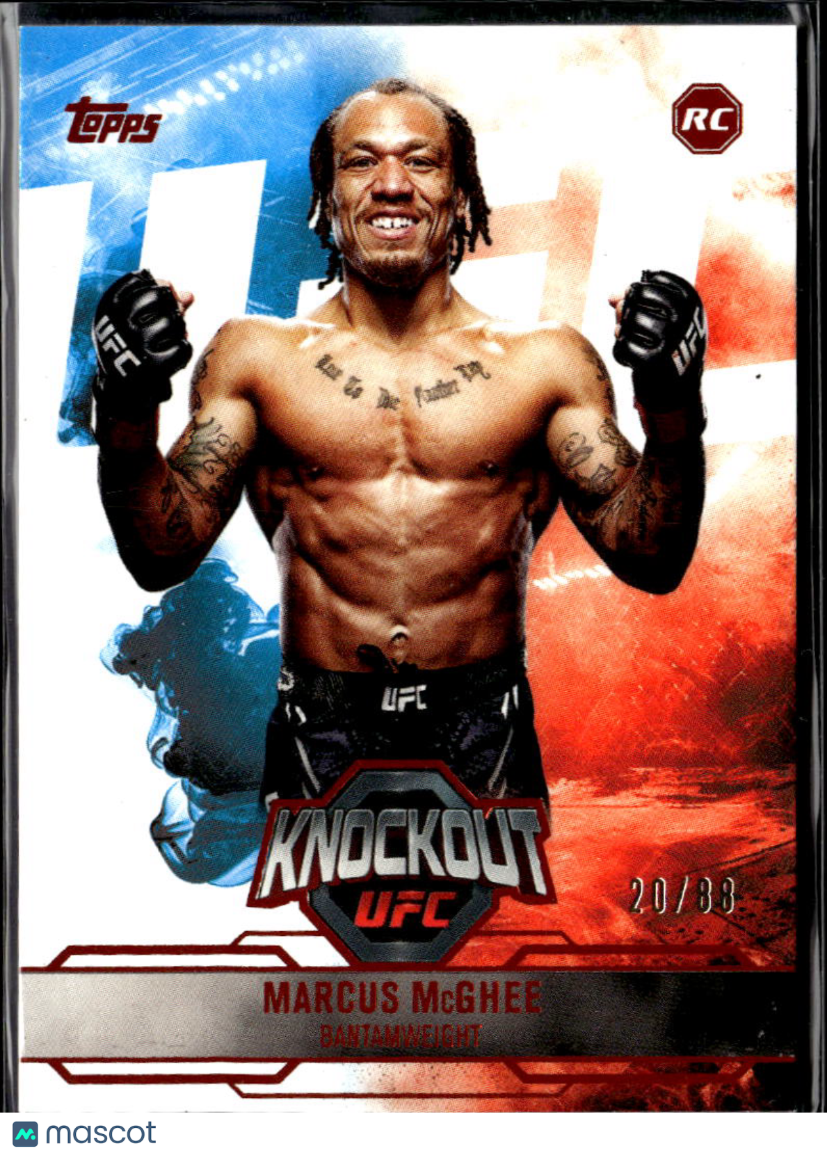 Marcus McGhee 2025 Topps Knockout UFC RC Rookie /88