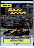 Lando Norris 2025 Topps Chrome F1 Speed Wheels McLaren Formula 1 Team