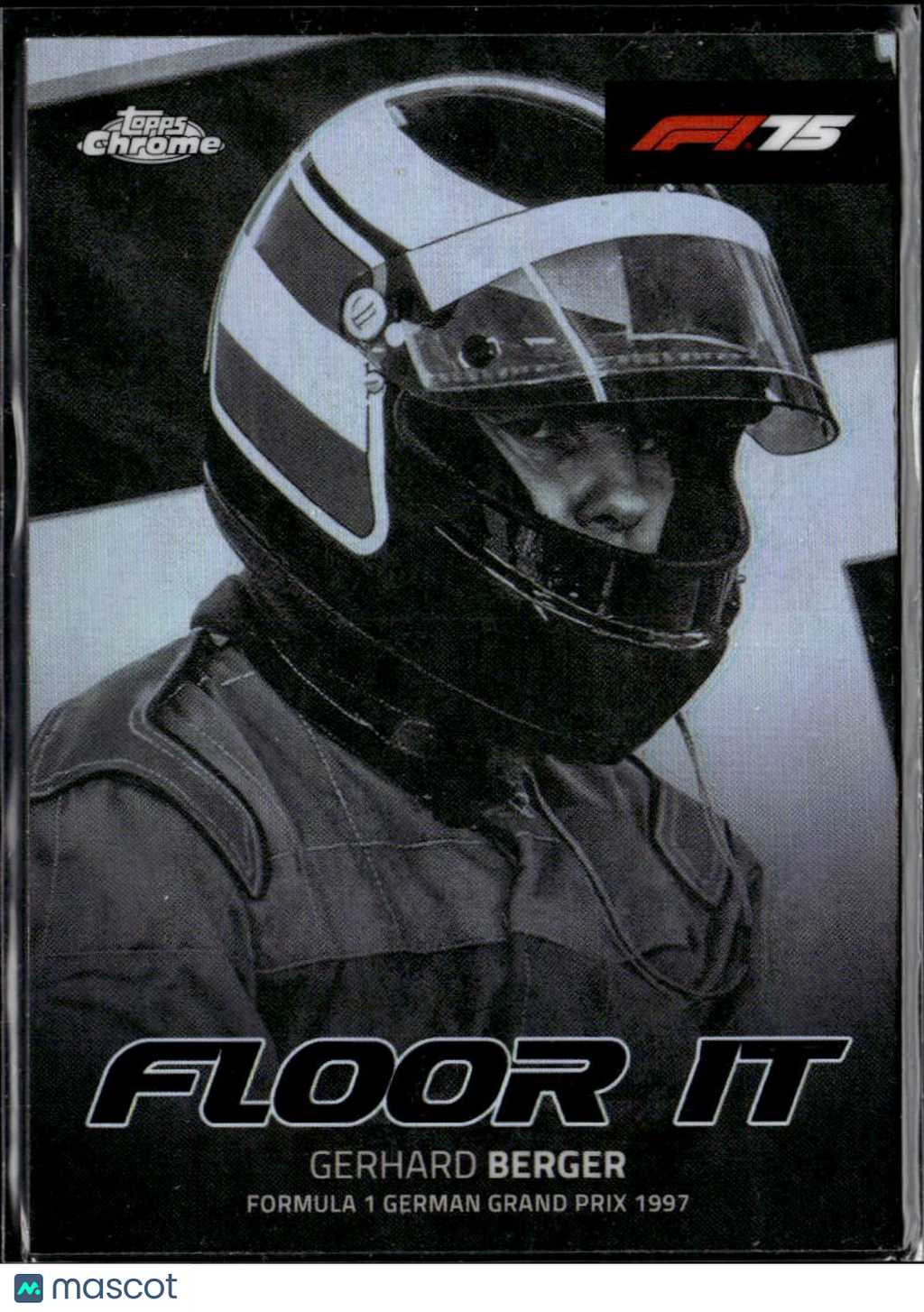 Gerhard Berger 2025 Topps Chrome F1 75 Floor It