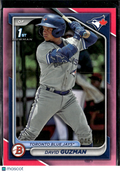 David Guzman 2024 Bowman 1st Pink /175 Toronto Blue Jays