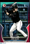 Jake DeLeo 2023 Bowman Draft Teal Pink /199 Miami Marlins