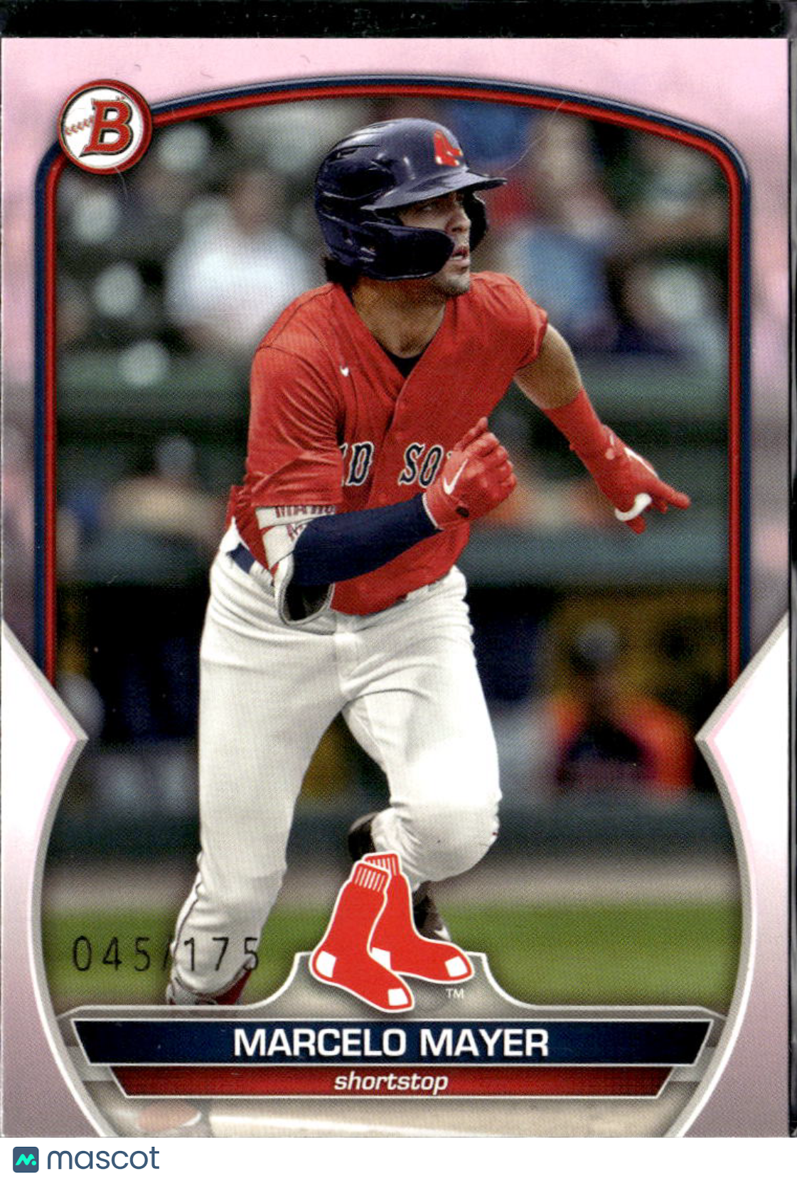 Marcelo Mayer 2023 Bowman Pink 45/175 Boston Red Sox