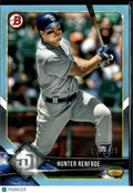 Hunter Renfroe 2018 Bowman Sky Blue /499 San Diego Padres