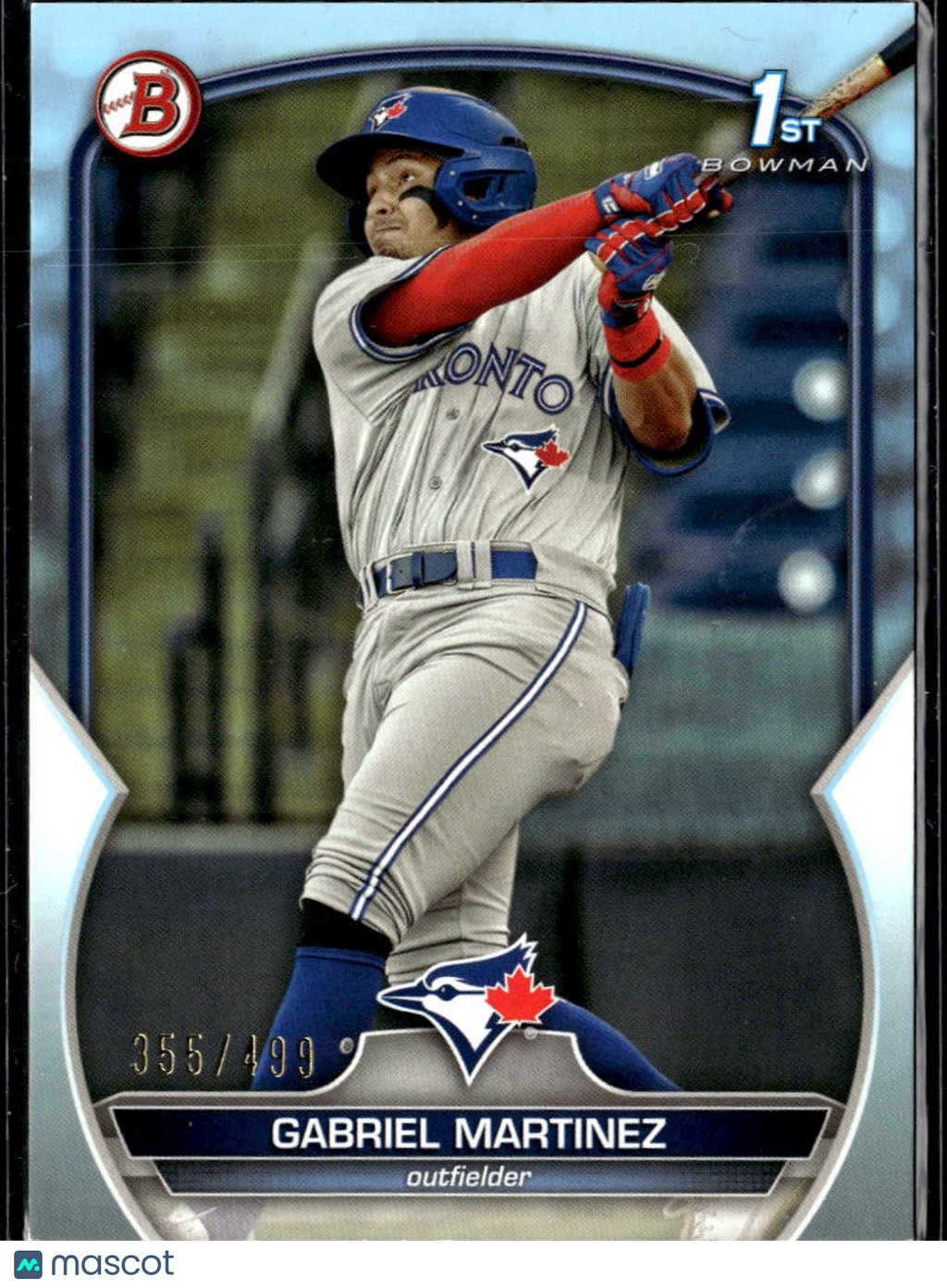 Gabriel Martinez 2023 Bowman Blue /499 Toronto Blue Jays