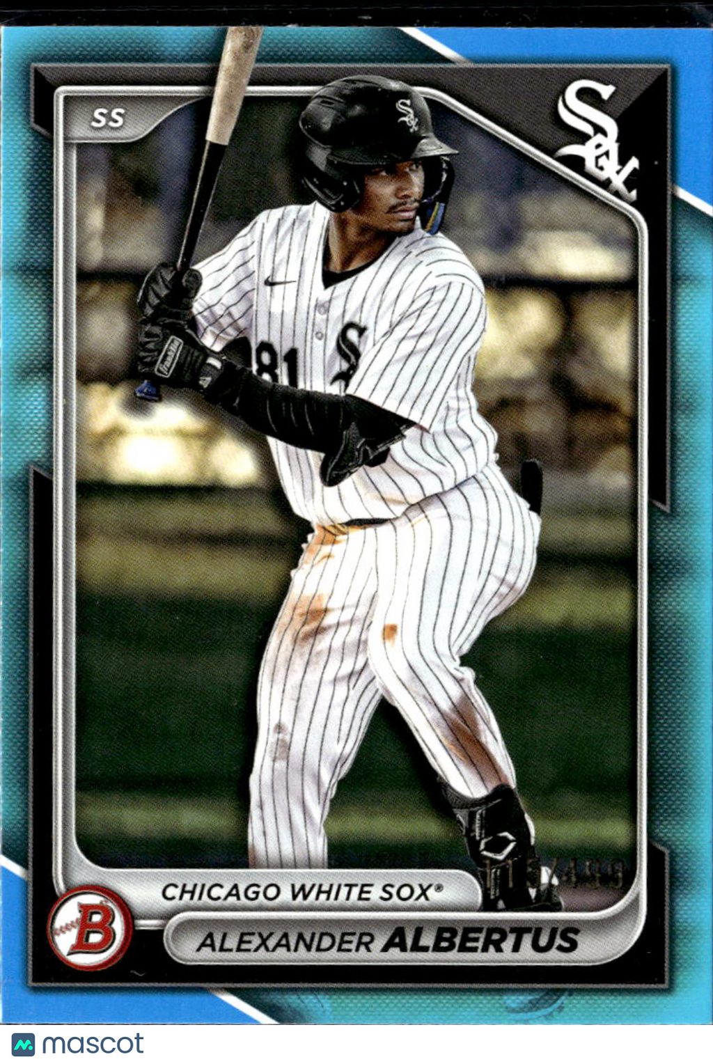 Alexander Albertus 2024 Bowman Draft Sky Blue /499 Chicago White Sox