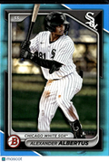Alexander Albertus 2024 Bowman Draft Sky Blue /499 Chicago White Sox