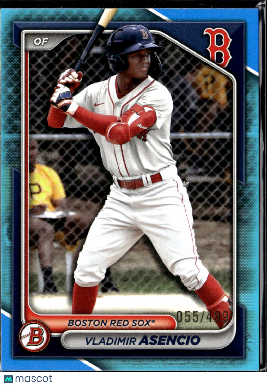 Vladimir Asencio 2024 Bowman Draft Sky Blue Border /499 Boston Red Sox
