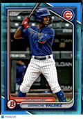 Derniche Valdez 2024 Bowman Draft Sky Blue /499 Chicago Cubs