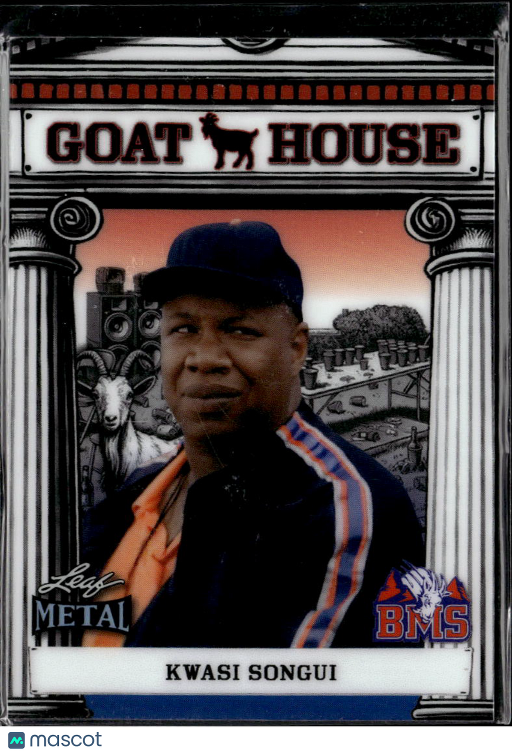Kwasi Songui 2024 Leaf Metal Blue Mountain State Goat House 7/10 #GHB-9