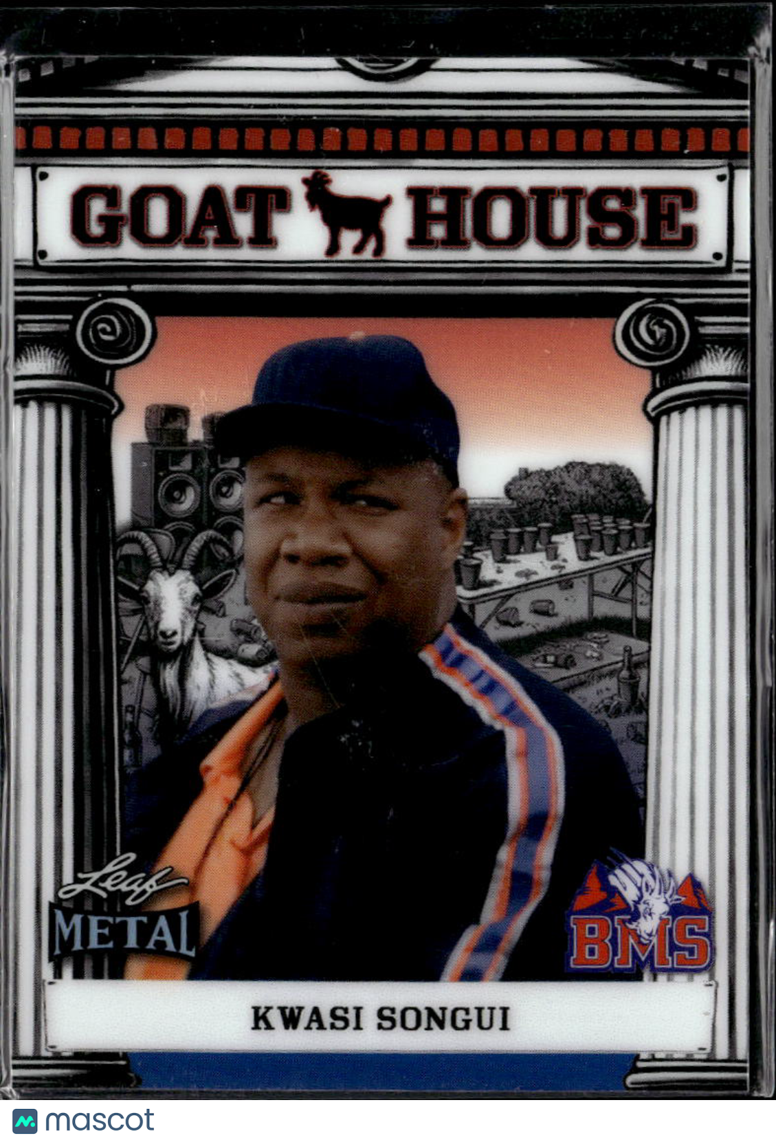 Kwasi Songui 2024 Leaf Metal Blue Mountain State Goat House 7/10 #GHB-9