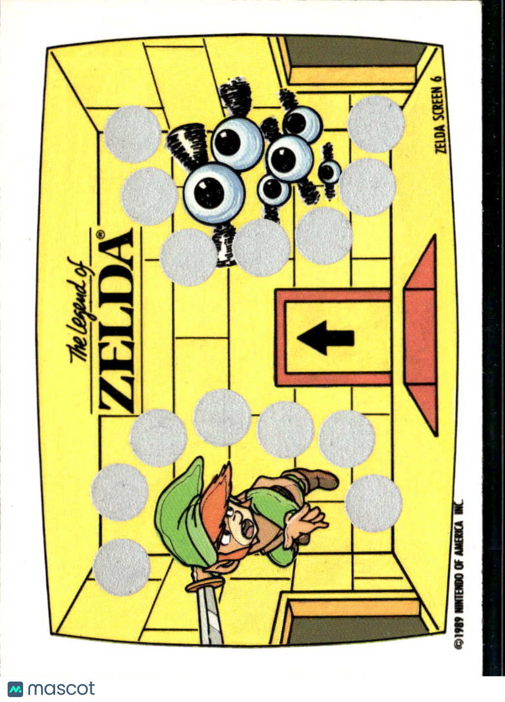 The Legend of Zelda 1989 Topps Trading Card Screen 6 of 10