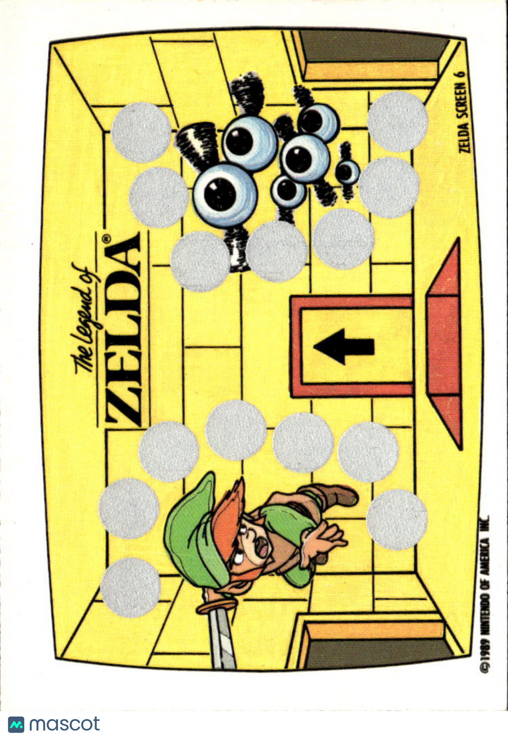 The Legend of Zelda 1989 Topps Trading Card Screen 6 of 10