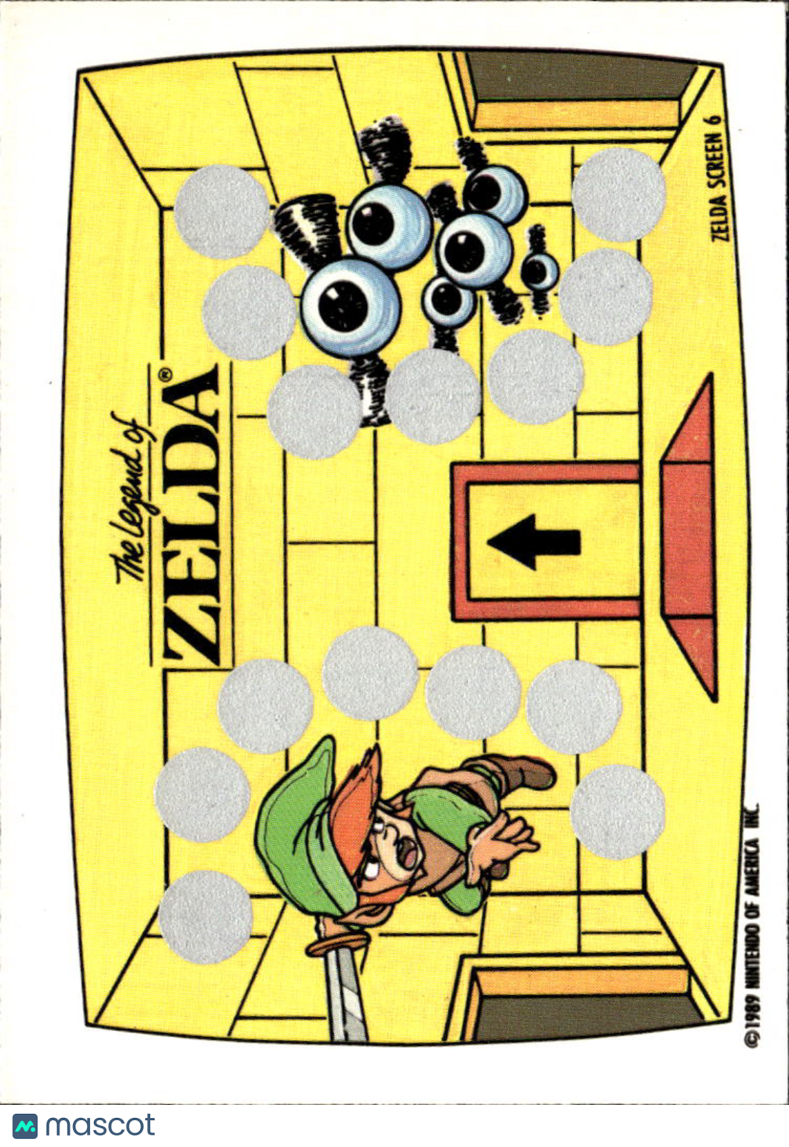 The Legend of Zelda 1989 Topps Trading Card Screen 6 of 10