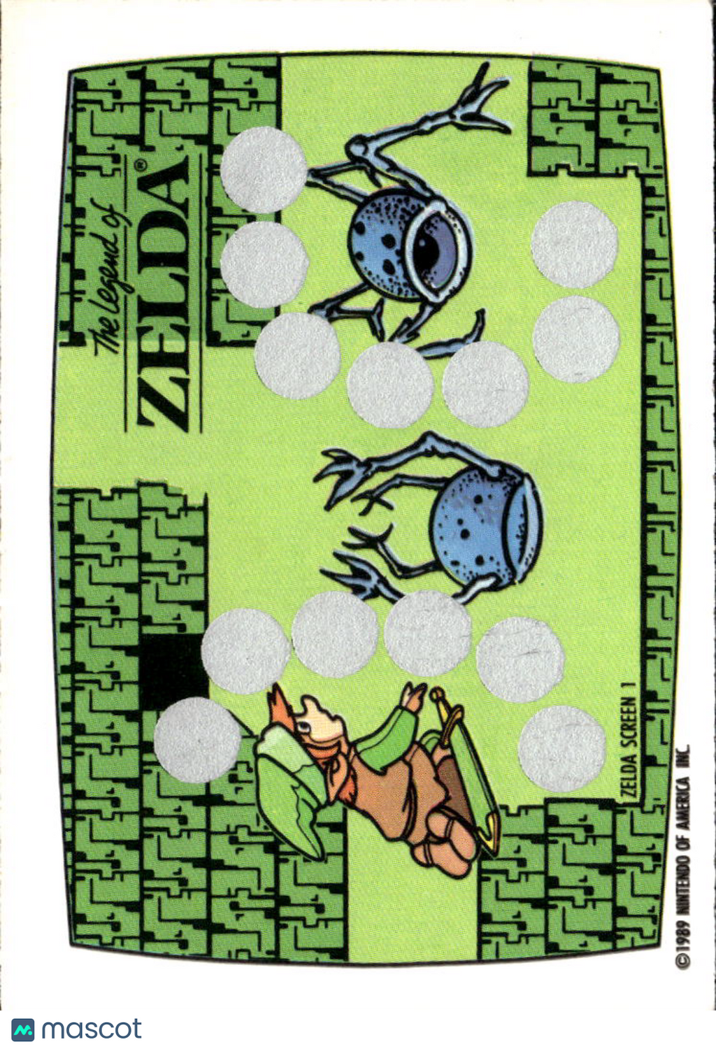 The Legend of Zelda 1989 Topps Trading Card Screen 1 of 10