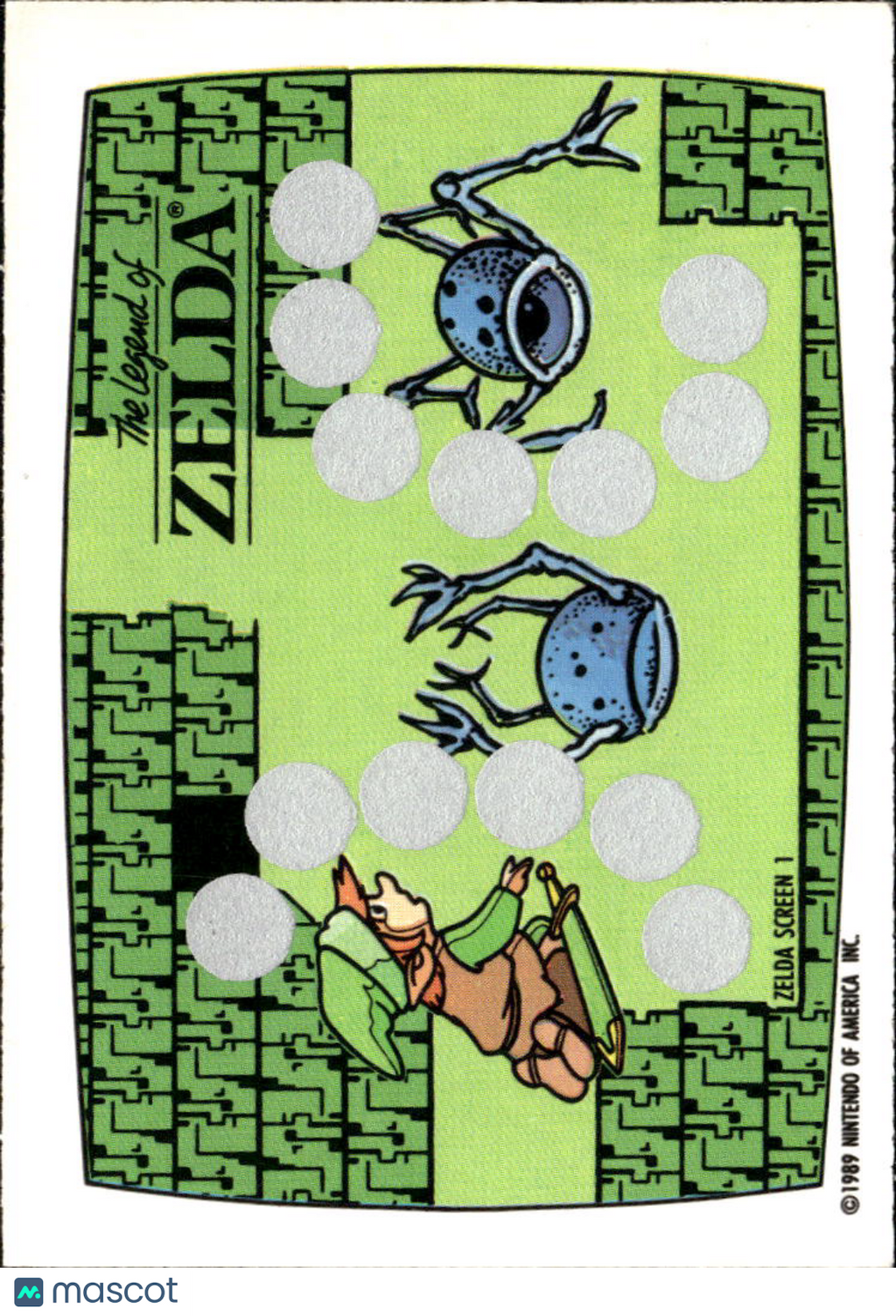 The Legend of Zelda 1989 Topps Trading Card Screen 1 of 10
