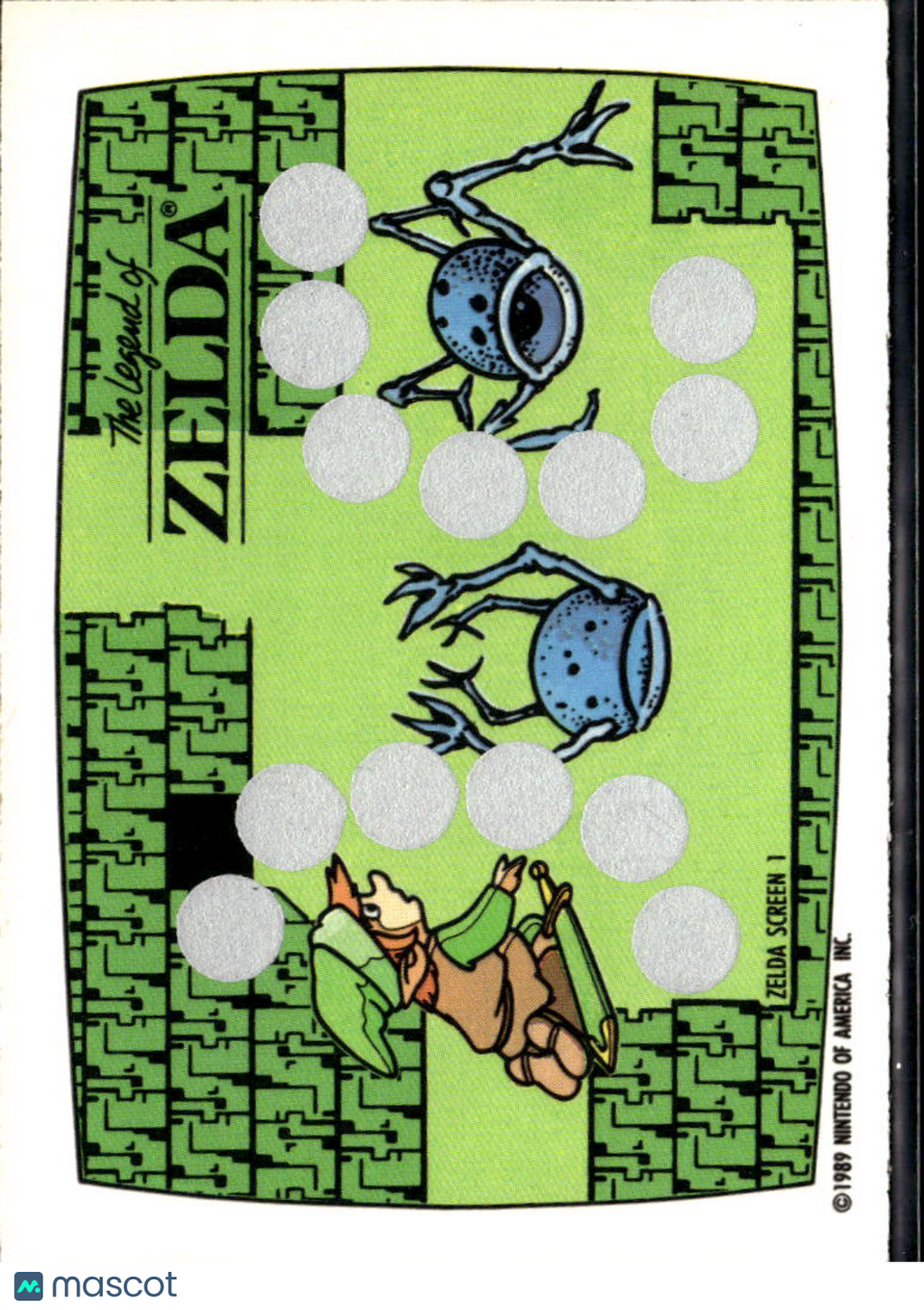 The Legend of Zelda 1989 Topps Trading Card Screen 1 of 10