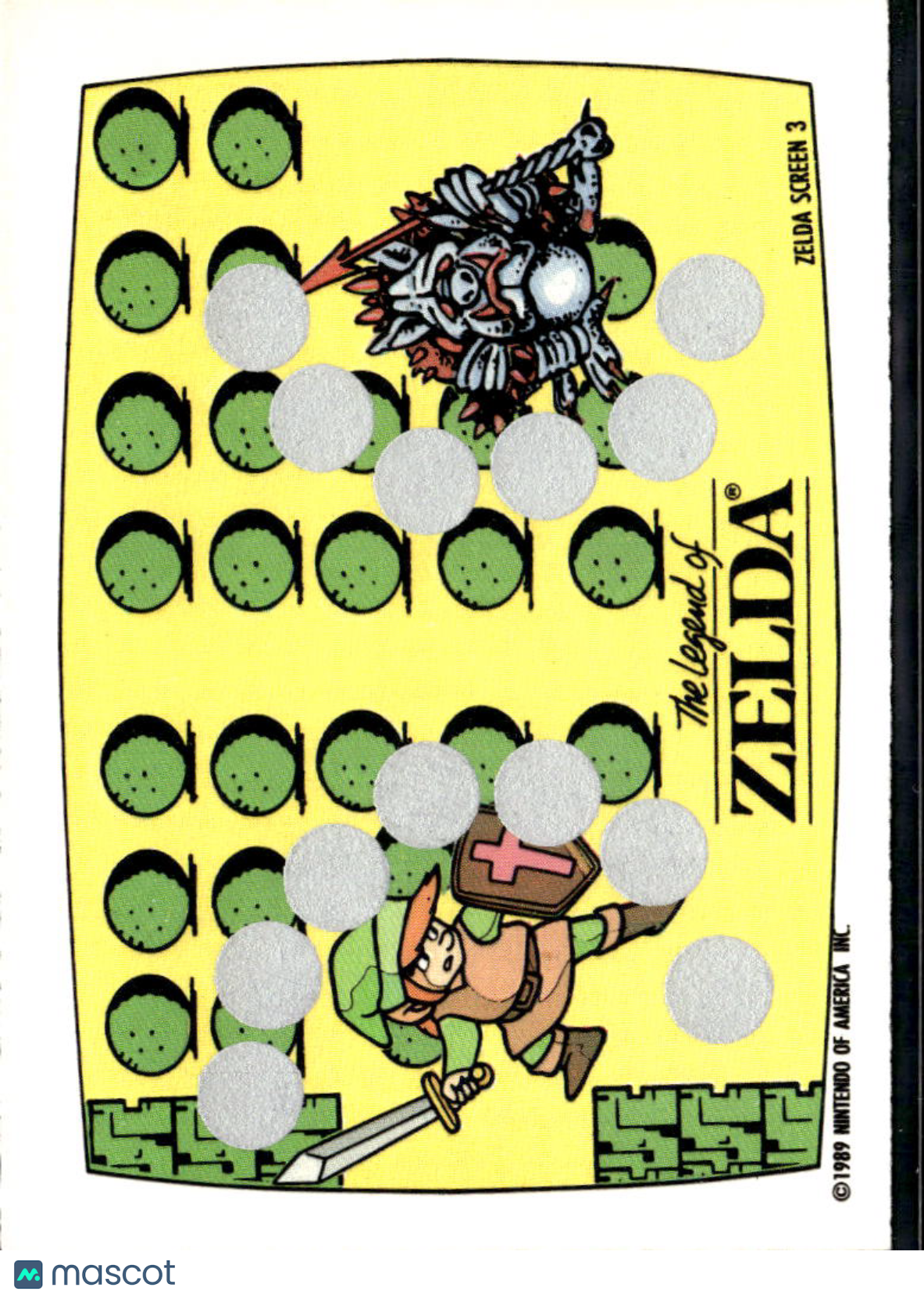 The Legend of Zelda 1989 Topps Trading Card Screen 3 of 10
