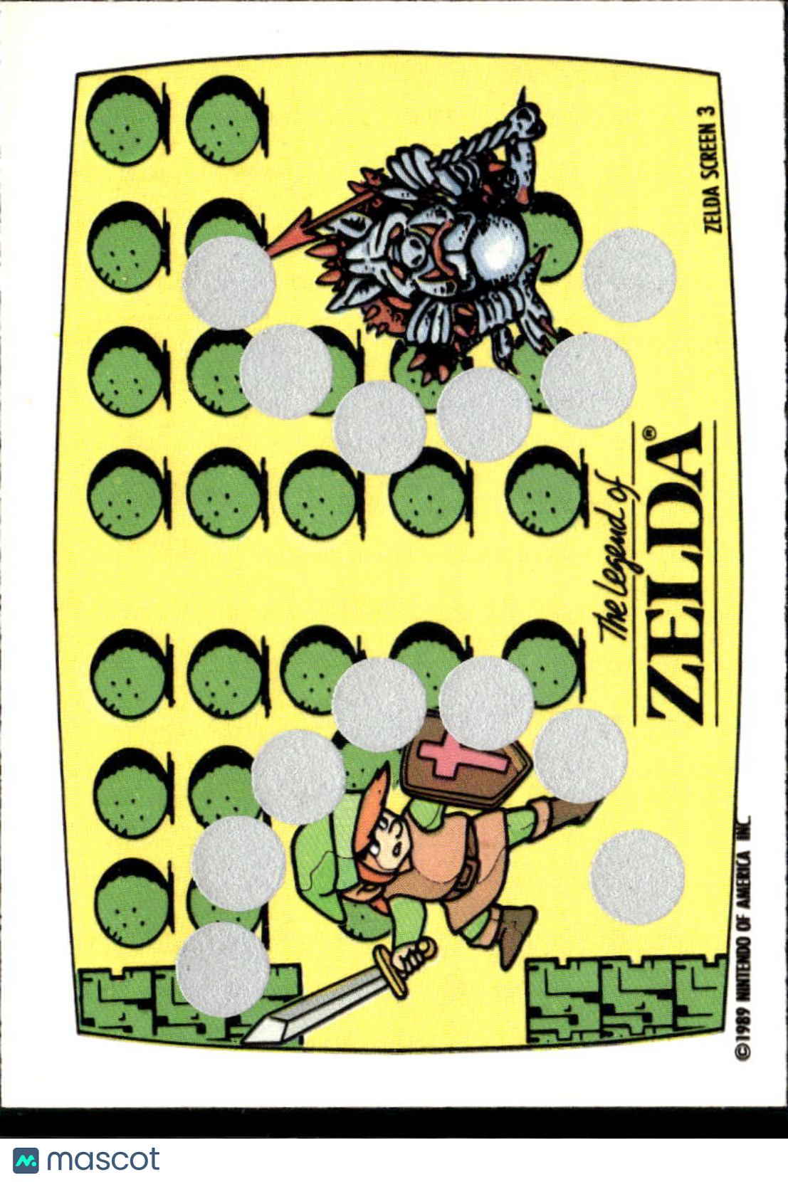 The Legend of Zelda 1989 Topps Trading Card Screen 3 of 10