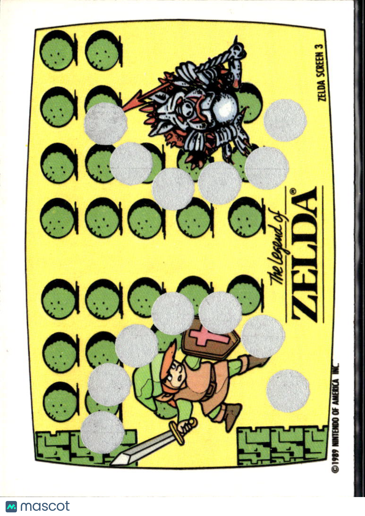 The Legend of Zelda 1989 Topps Trading Card Screen 3 of 10