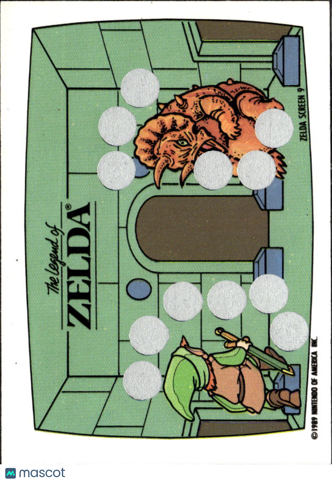The Legend of Zelda 1989 Topps Trading Card Screen 9 of 10