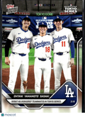 Roki Sasaki Yoshinobu Yamamoto Shohei Ohtani 2025 Topps Now LA Dodgers #7