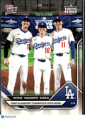 Roki Sasaki Yoshinobu Yamamoto Shohei Ohtani 2025 Topps Now LA Dodgers #7