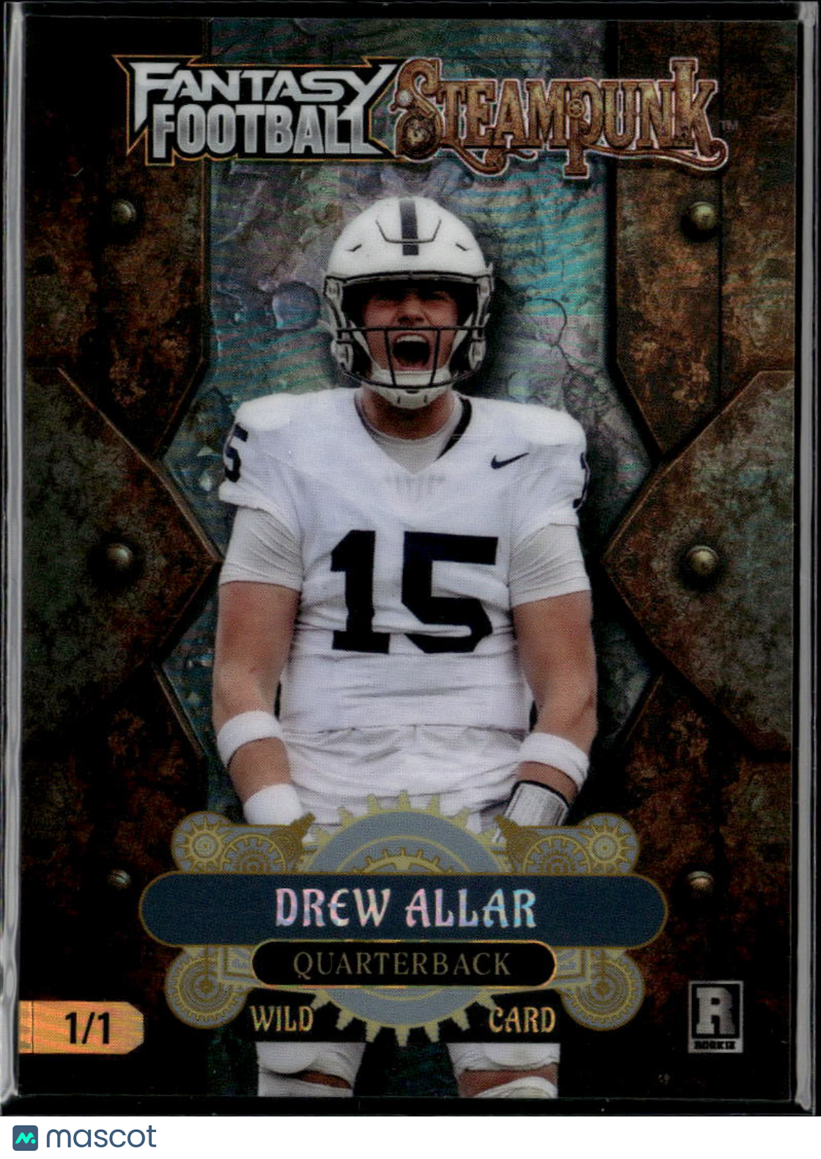 Drew Allar 2026 Wild Card Rookie RC Steampunk Penn State Steelers 1/1