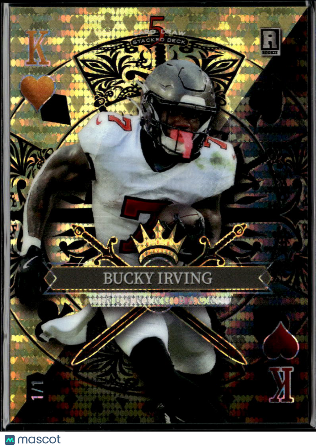 Bucky Irving 2024 Wild Card Rookie RC Tampa Bay Buccaneers 1/1
