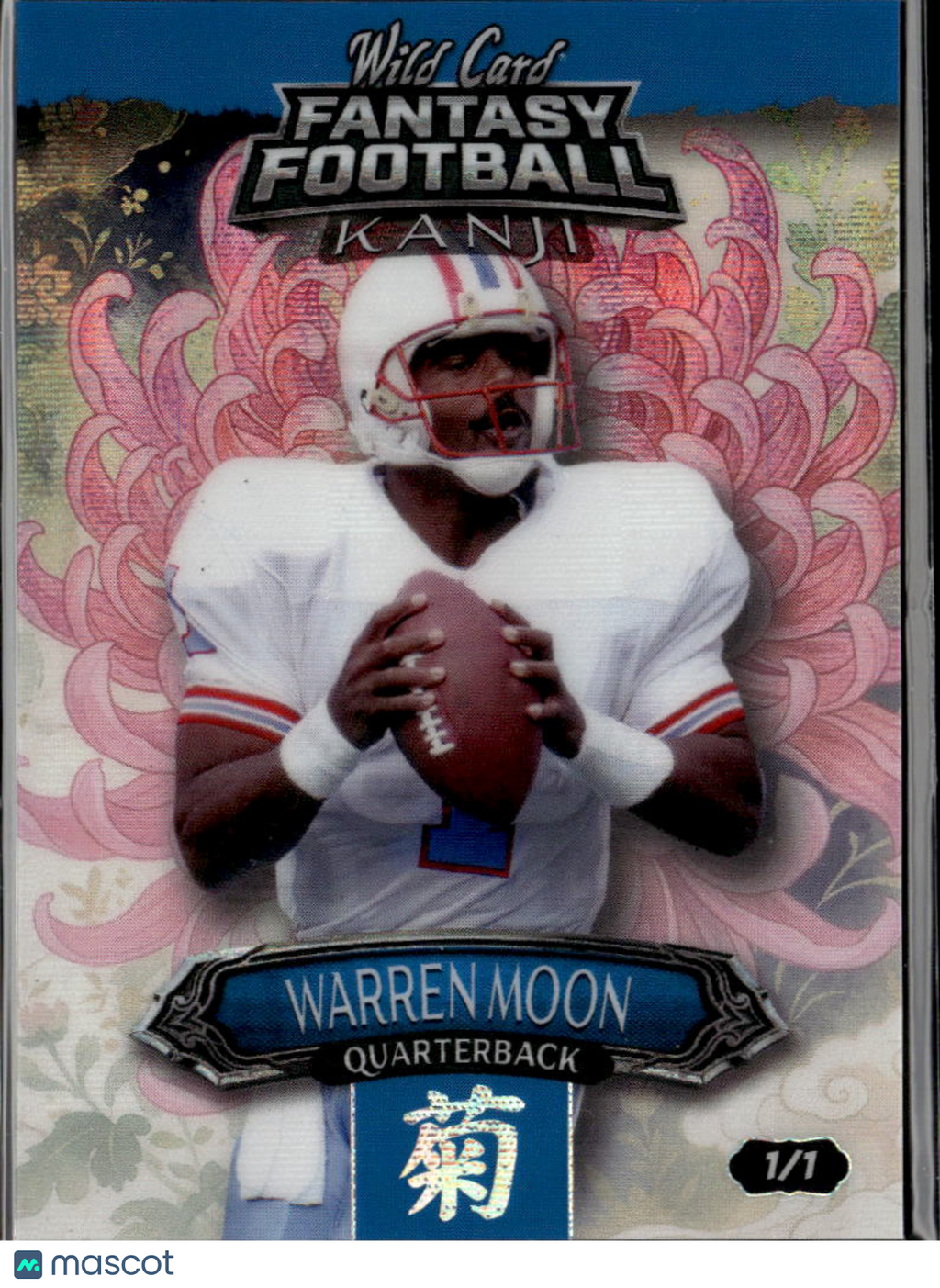 Warren Moon 2026 Wild Card Fantasy Football Kanji Houston Oilers 1/1
