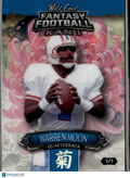 Warren Moon 2026 Wild Card Fantasy Football Kanji Houston Oilers 1/1