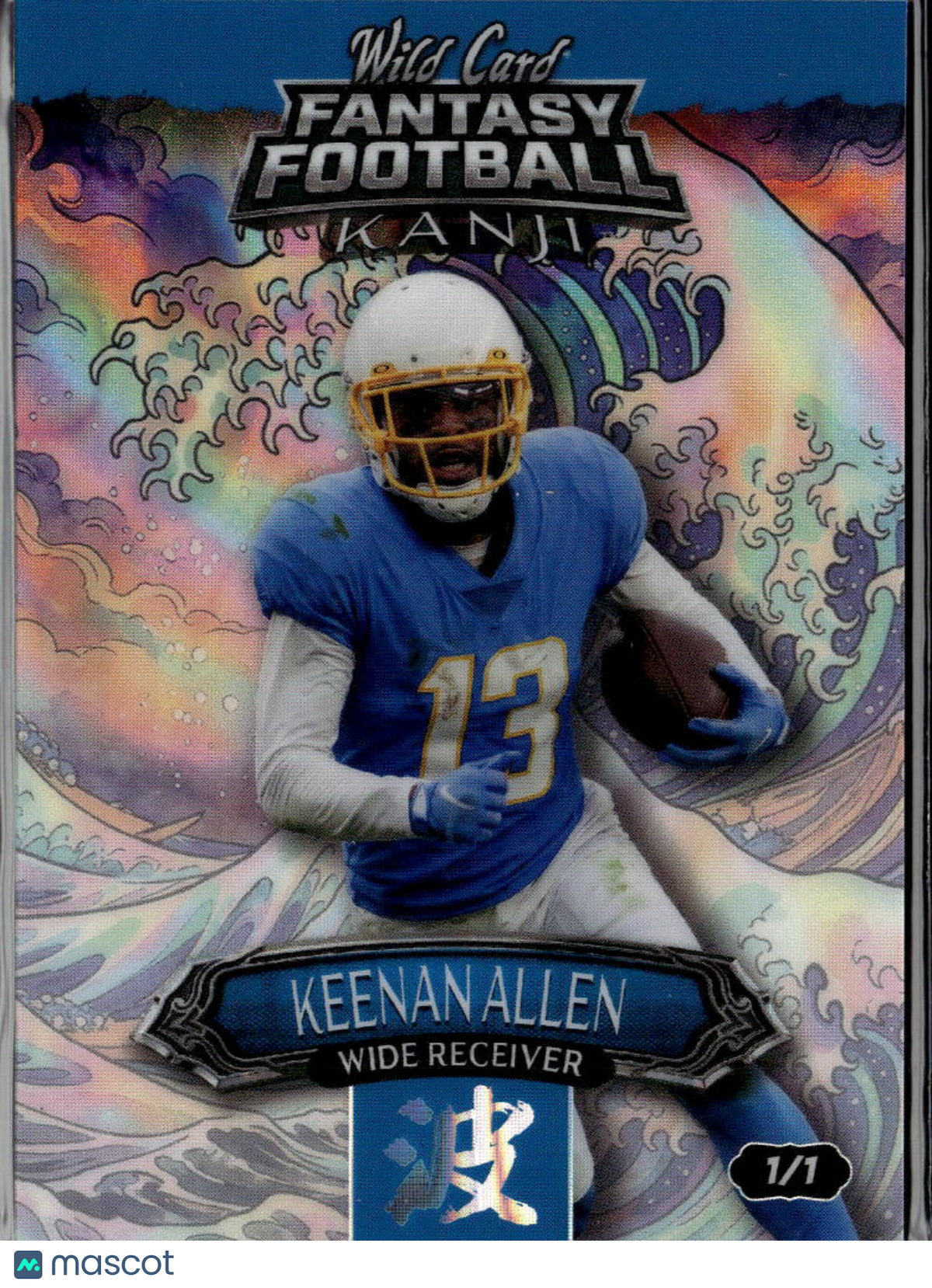 Keenan Allen 2026 Wild Card Fantasy Football Kanji 1/1 Los Angeles Chargers