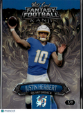 Justin Herbert 2026 Wild Card Fantasy Football Kanji 1/1 Los Angeles Chargers