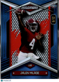 Jalen Milroe 2024 Wild Card Alumination Blue Rookie RC Alabama 9/12