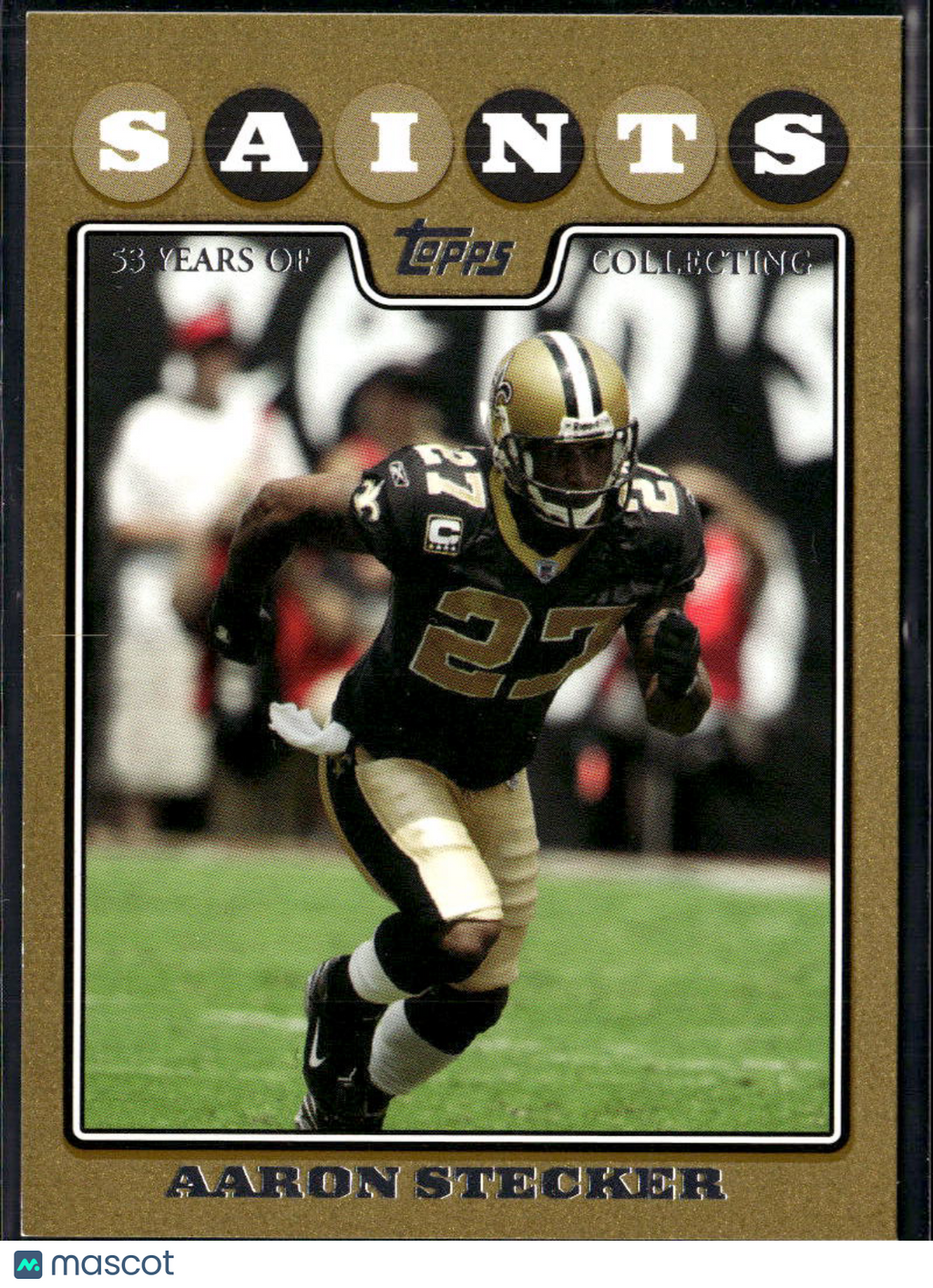 Aaron Stecker 2008 Topps Gold /2008 New Orleans Saints
