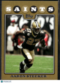 Aaron Stecker 2008 Topps Gold /2008 New Orleans Saints