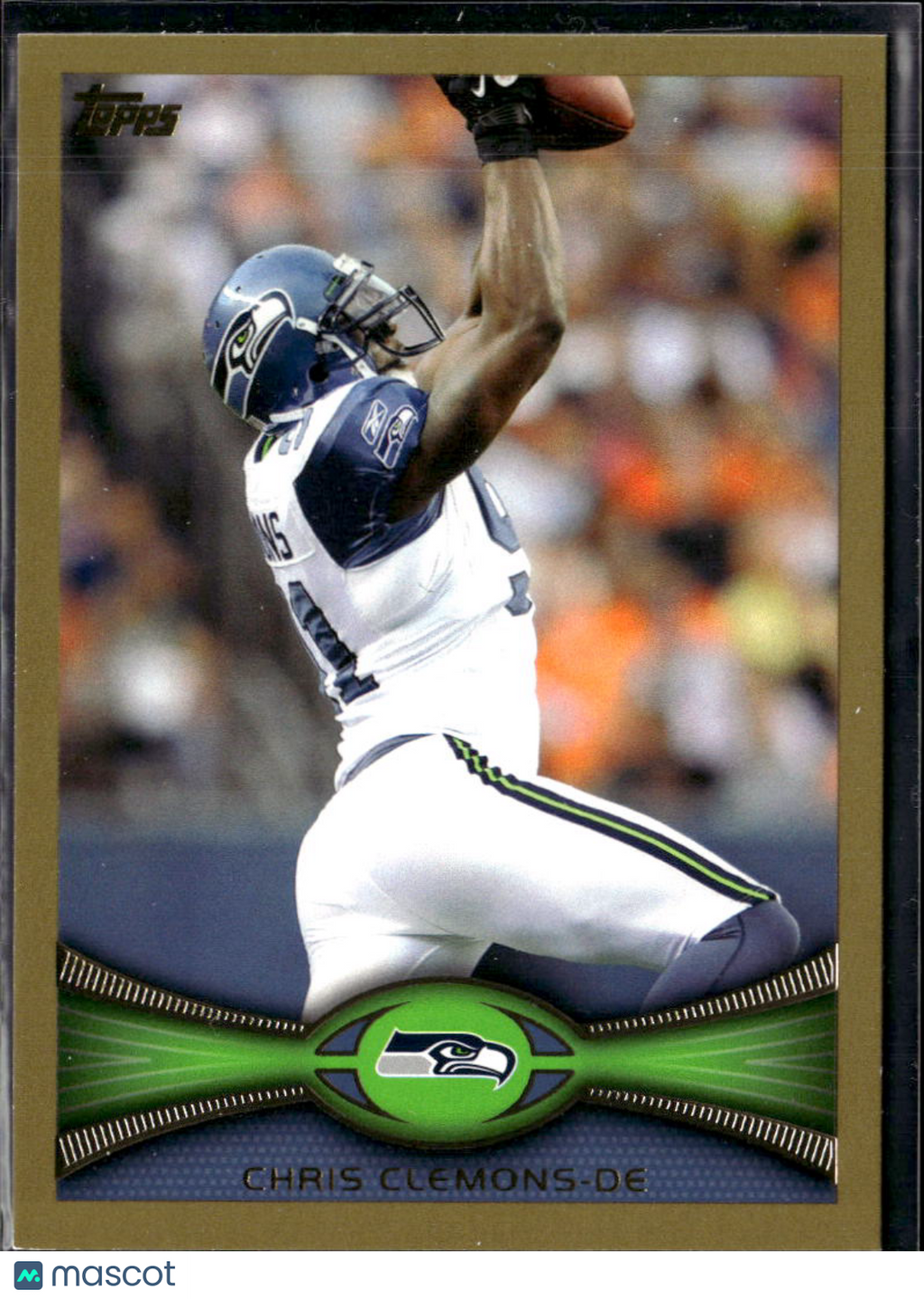 Chris Clemons 1997 Topps Gold 0277/2012 Seattle Seahawks