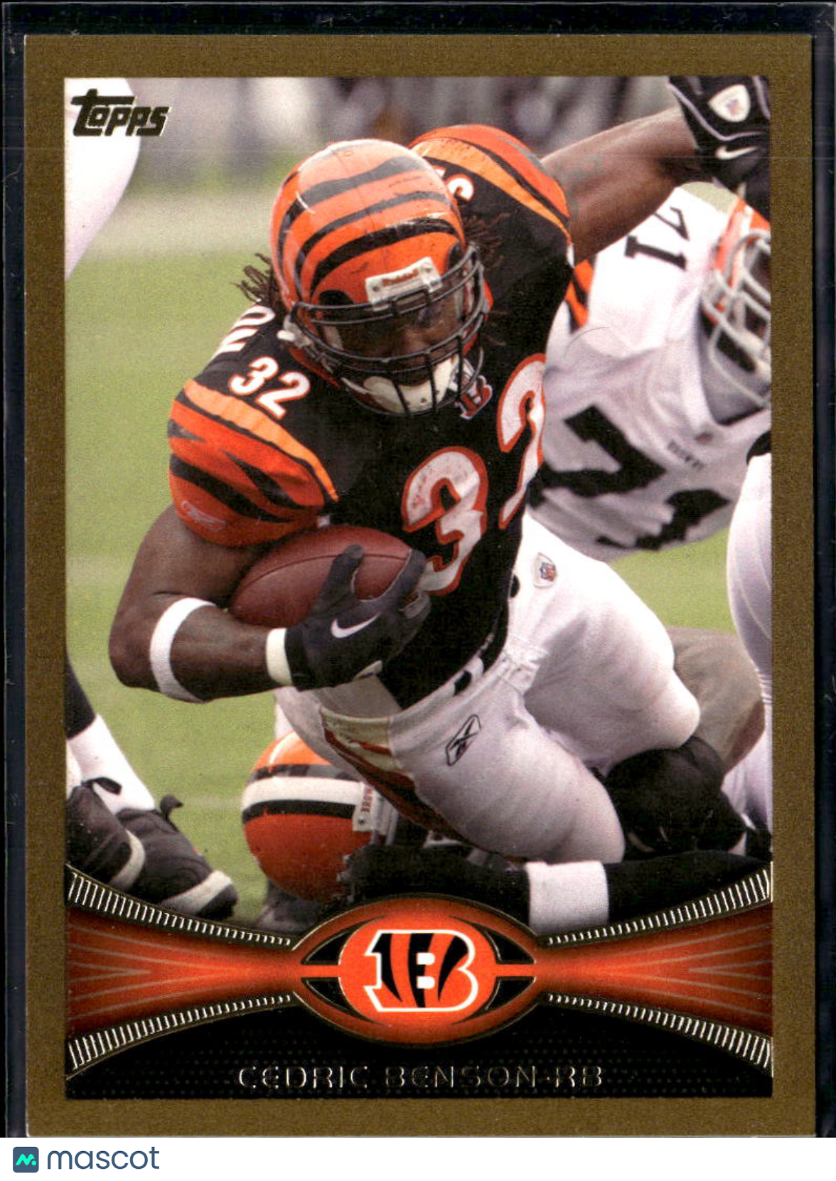 Cedric Benson 2012 Topps Gold 1968/2012 Cincinnati Bengals