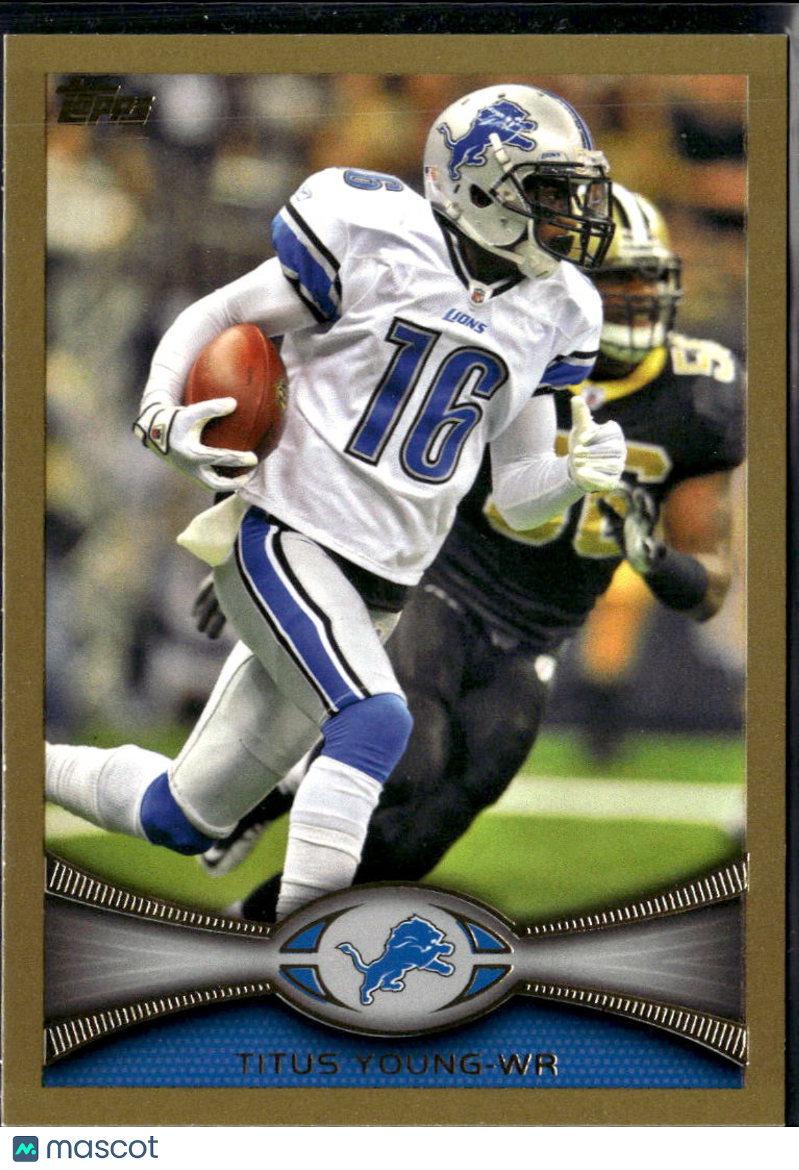 Titus Young 2012 Topps Gold 0571/2012 Detroit Lions