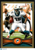 Davone Bess 2012 Topps 1977/2012 Gold Miami Dolphins