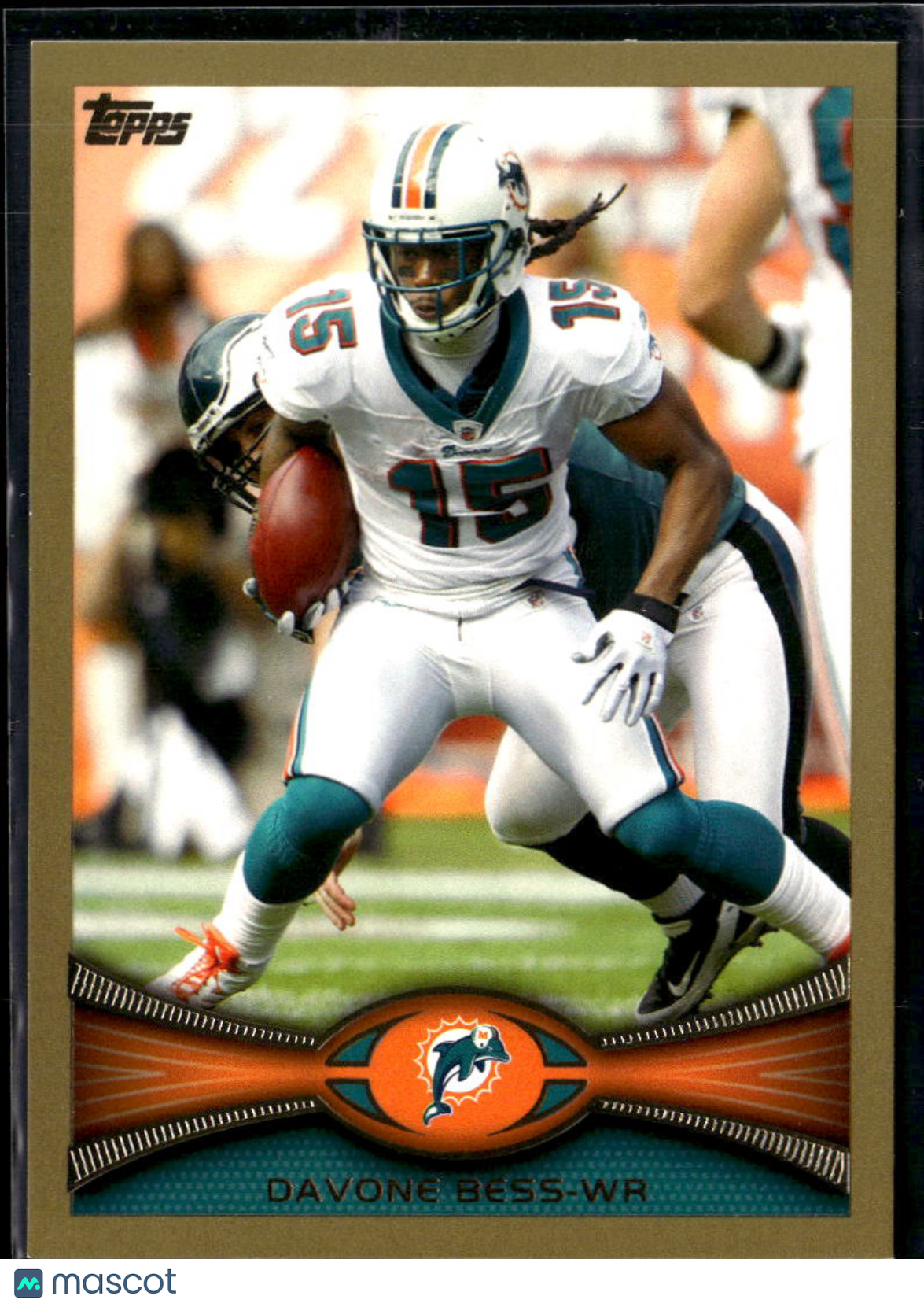 Davone Bess 2012 Topps 1977/2012 Gold Miami Dolphins