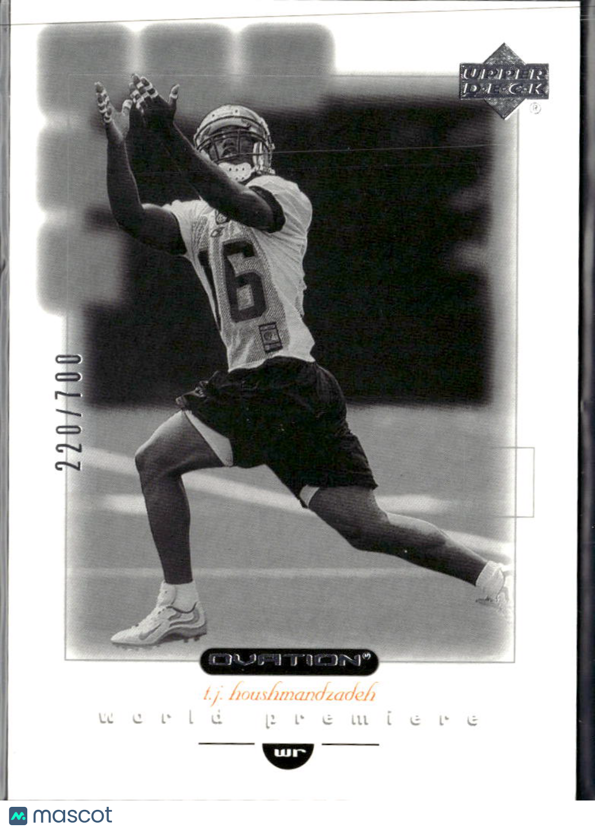T.J. Houshmandzadeh 2001 Upper Deck Ovation /700 Rookie RC Cincinnati Bengals