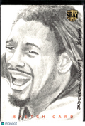 Jadeveon Clowney 2014 SBay Sketch Cards 1/1 One-of-One 1-of-1 Houston Texans