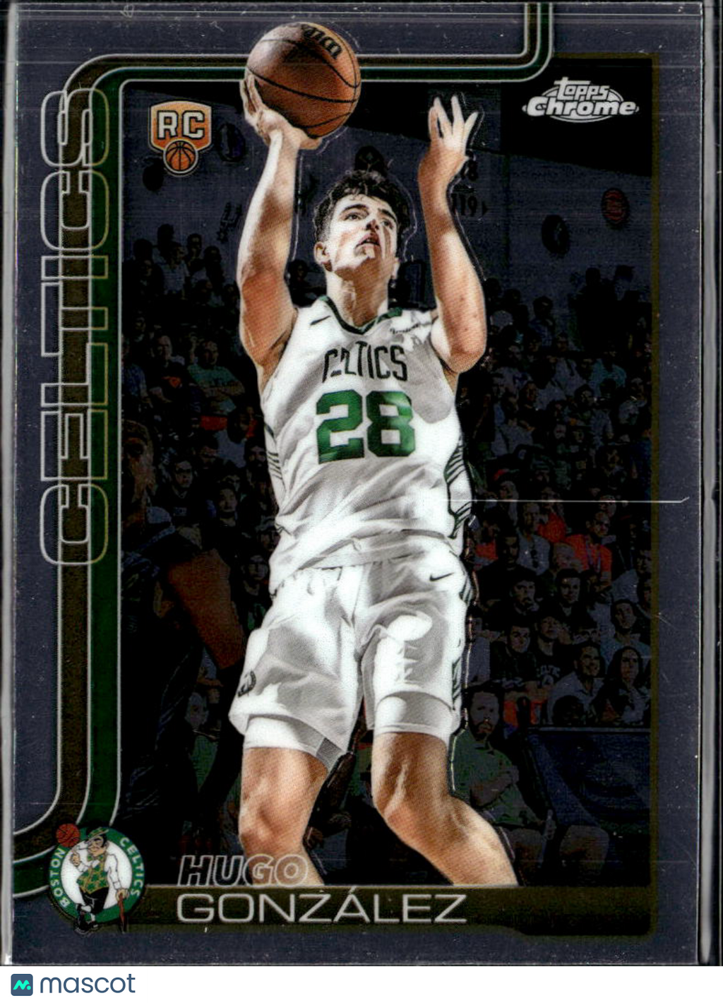 Hugo Gonzalez 2025 Topps Chrome Rookie RC Boston Celtics