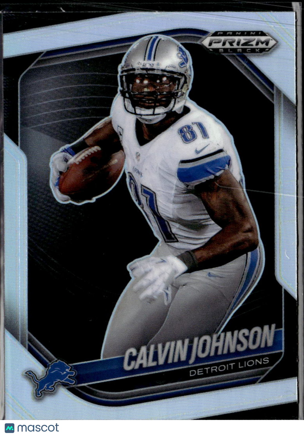 Calvin Johnson 2025 Prizm Black Silver Prizm Detroit Lions