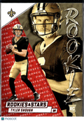 Tyler Shough 2025 Rookies & Stars RC Red Rookie New Orleans Saints