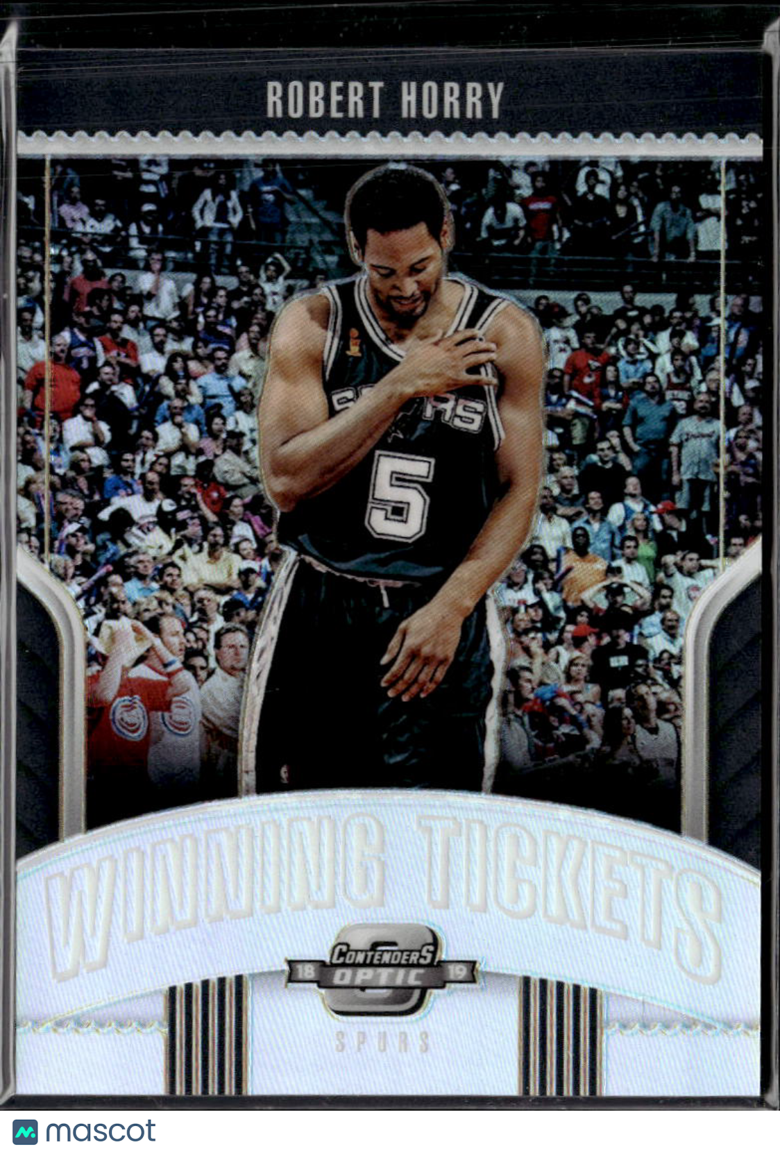 Robert Horry 2019 Contenders Optic Winning Tickets San Antonio Spurs