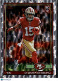 De'Zhaun Stribling 2026 Topps Silver Ice Rookie RC San Francisco 49ers